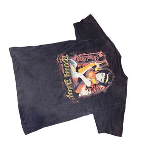 Vintage Cowboy Bebop Anime T-Shirt Black Cotton Unisex L Bounty Hunter Graphic